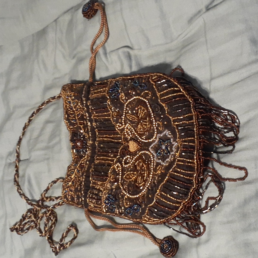 Vintage beaded dressy handbag